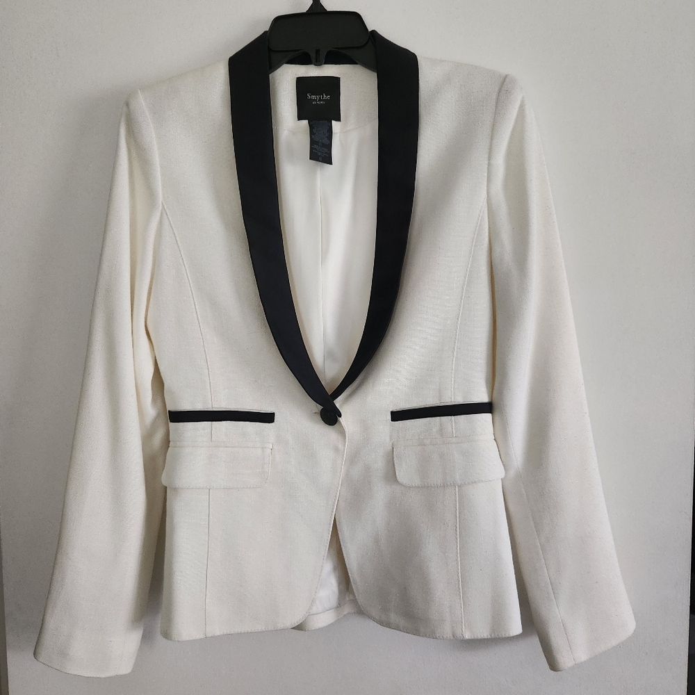 Smythe White and Black Blazer